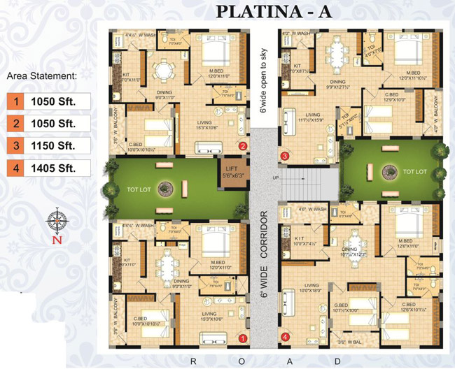 Swapna Nirman Floor Plan - A
